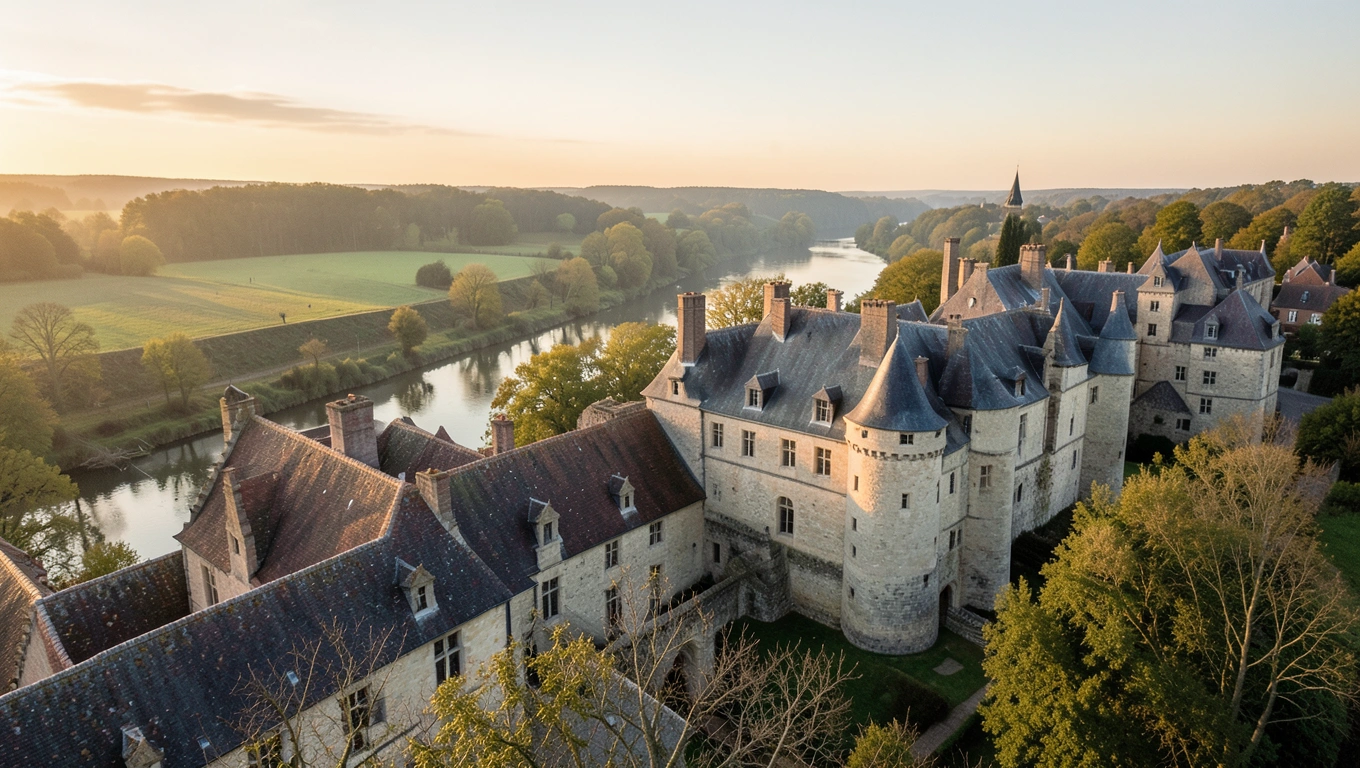 Vue de Château-Thierry et de la vallee de la Marne